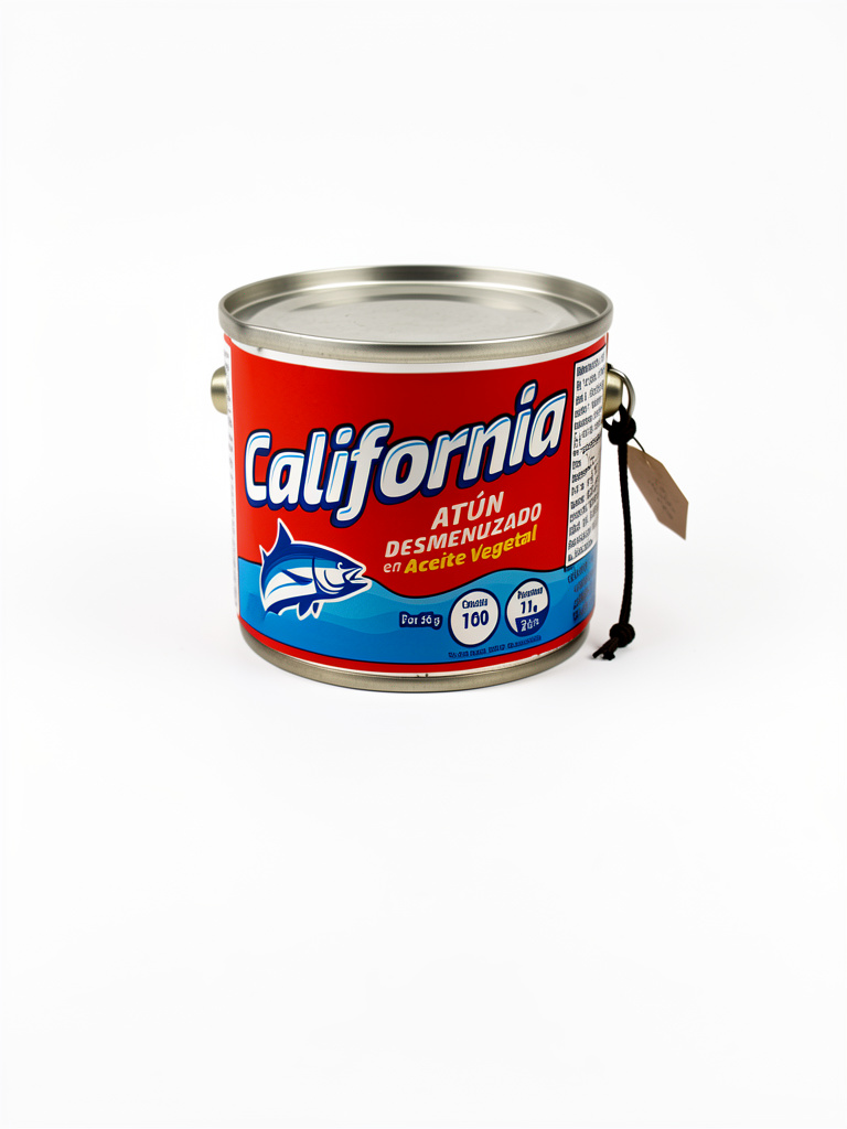 California atun desmenuzado en aceite vegetal