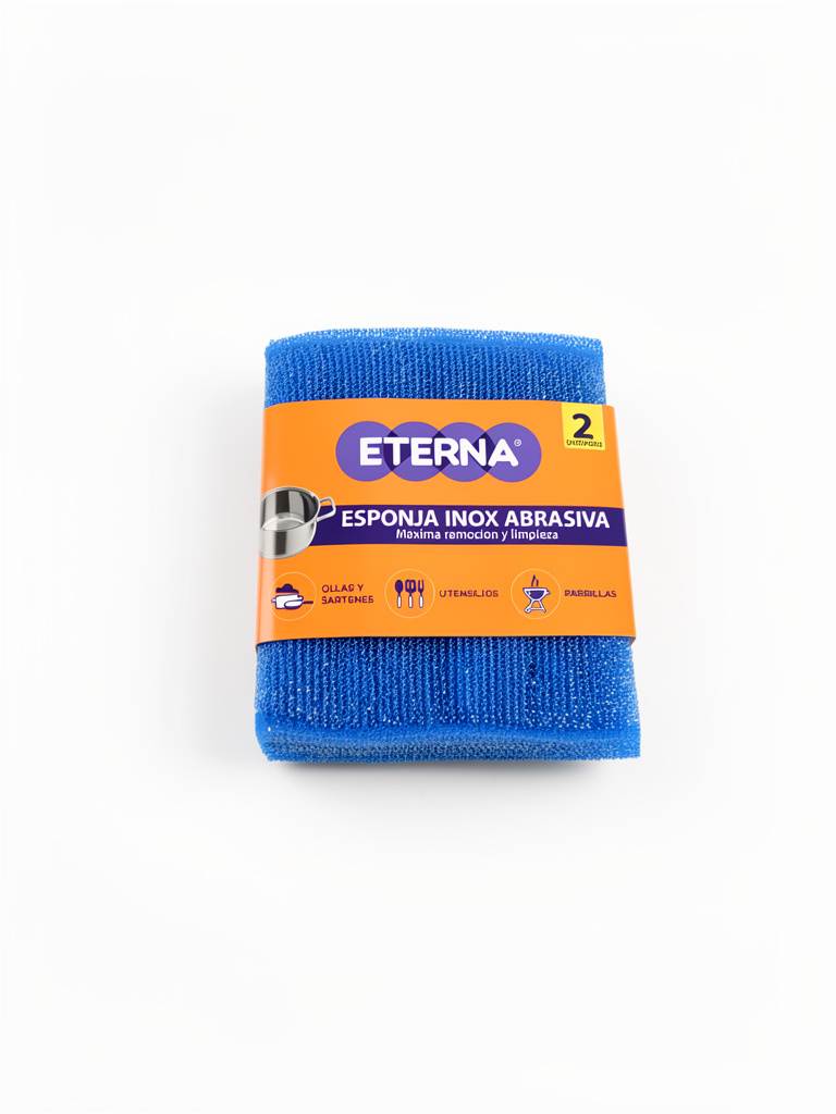 Esponja Inoxidable Abrasiva Eterna 1unid