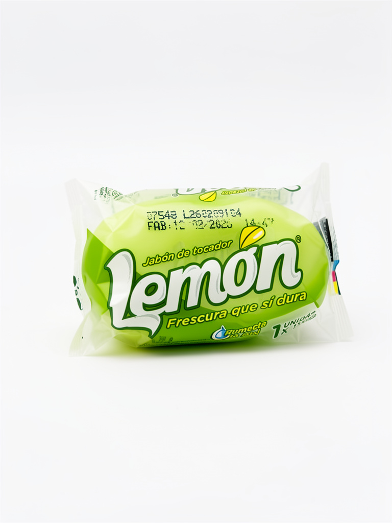 Lemon jabon de tocador verde