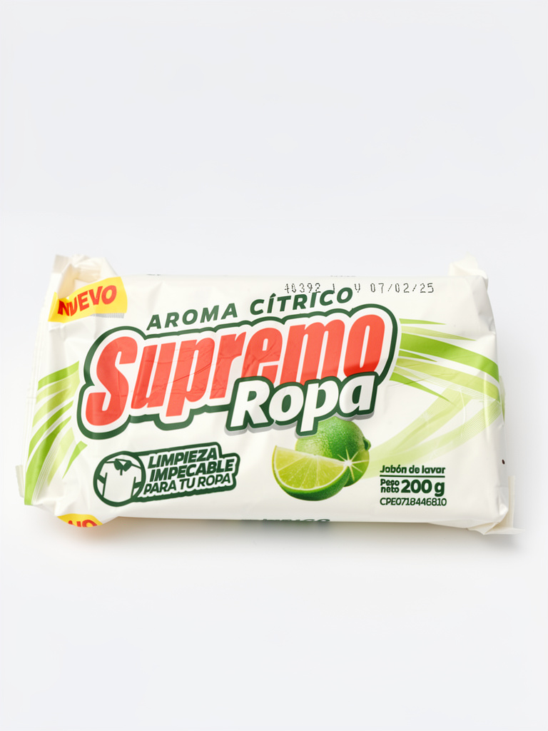 Supremo Ropa jabon citrico 200g