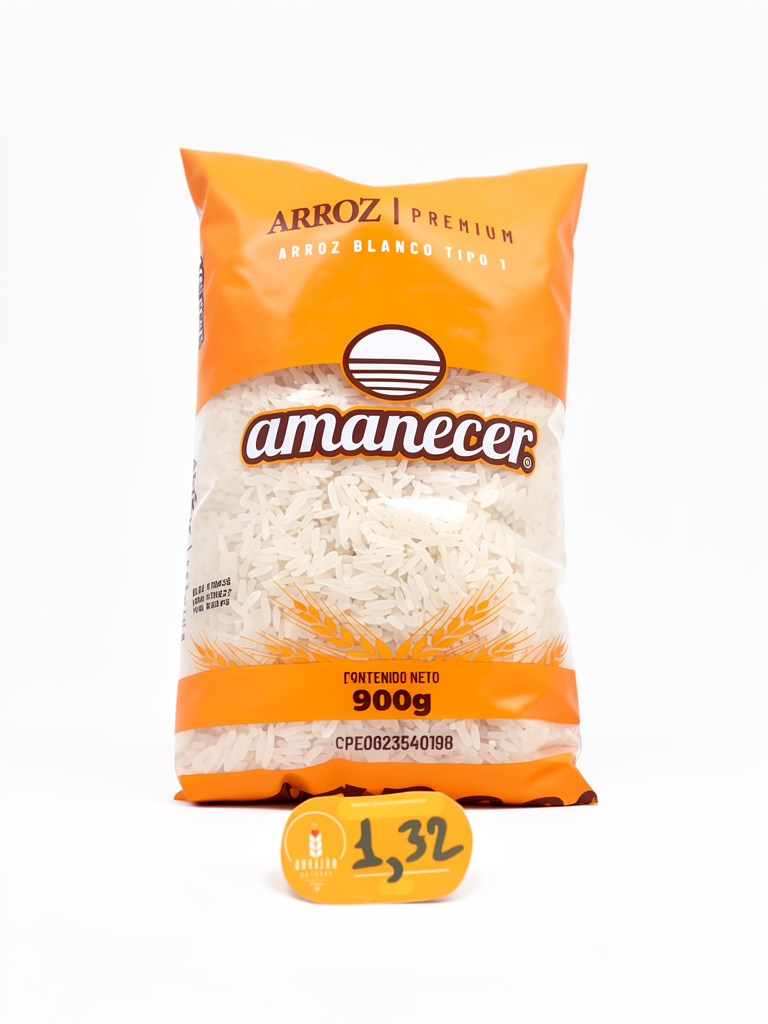 Arroz Amanecer Premium 900gr Naranja