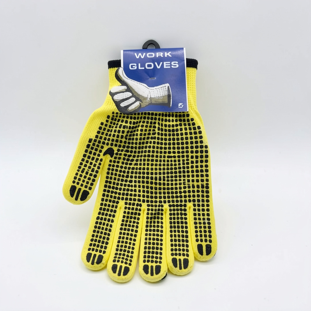 Guantes de trabajo amarillos