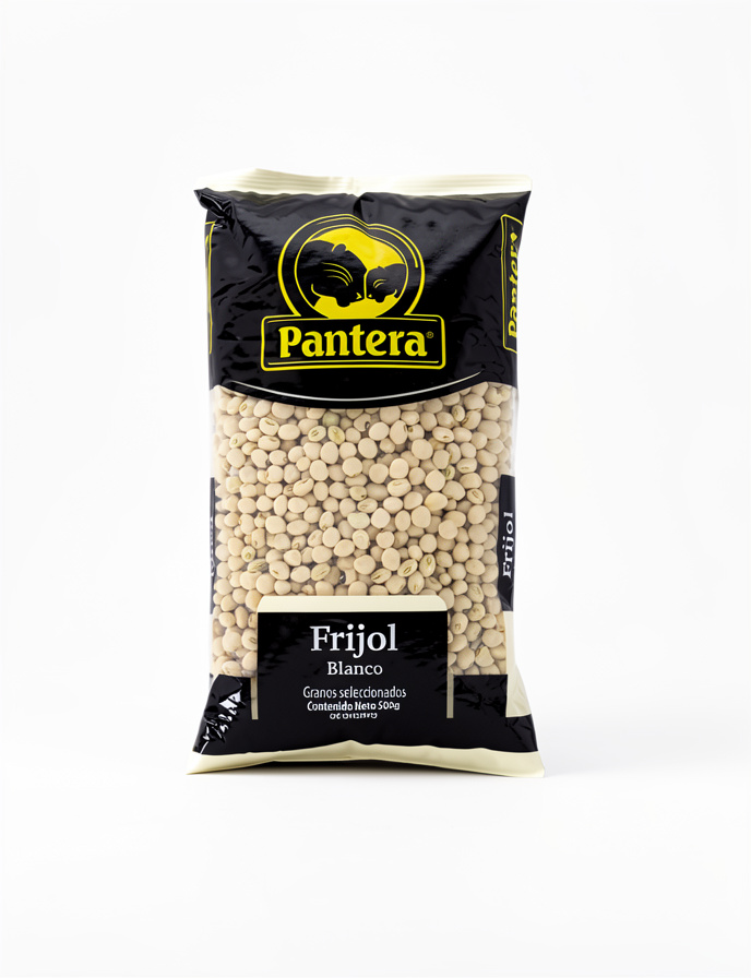 Frijol blanco pantera