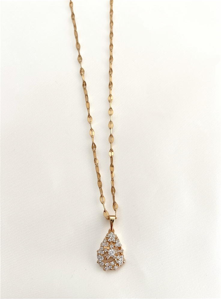 COLLAR GOTA CON CIRCONES XUPING ROSE