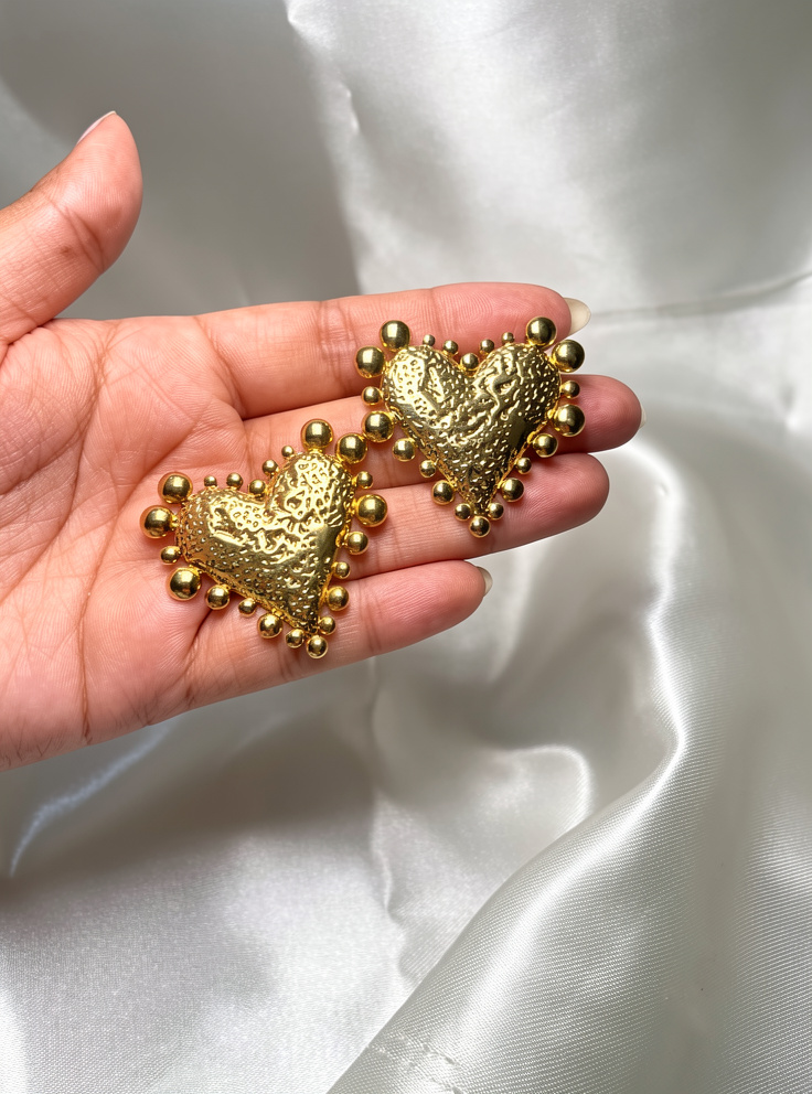 ARETES CHUNKY MEGA CORAZON