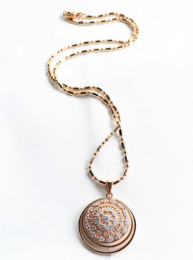 COLLAR DORE XUPING ROSE