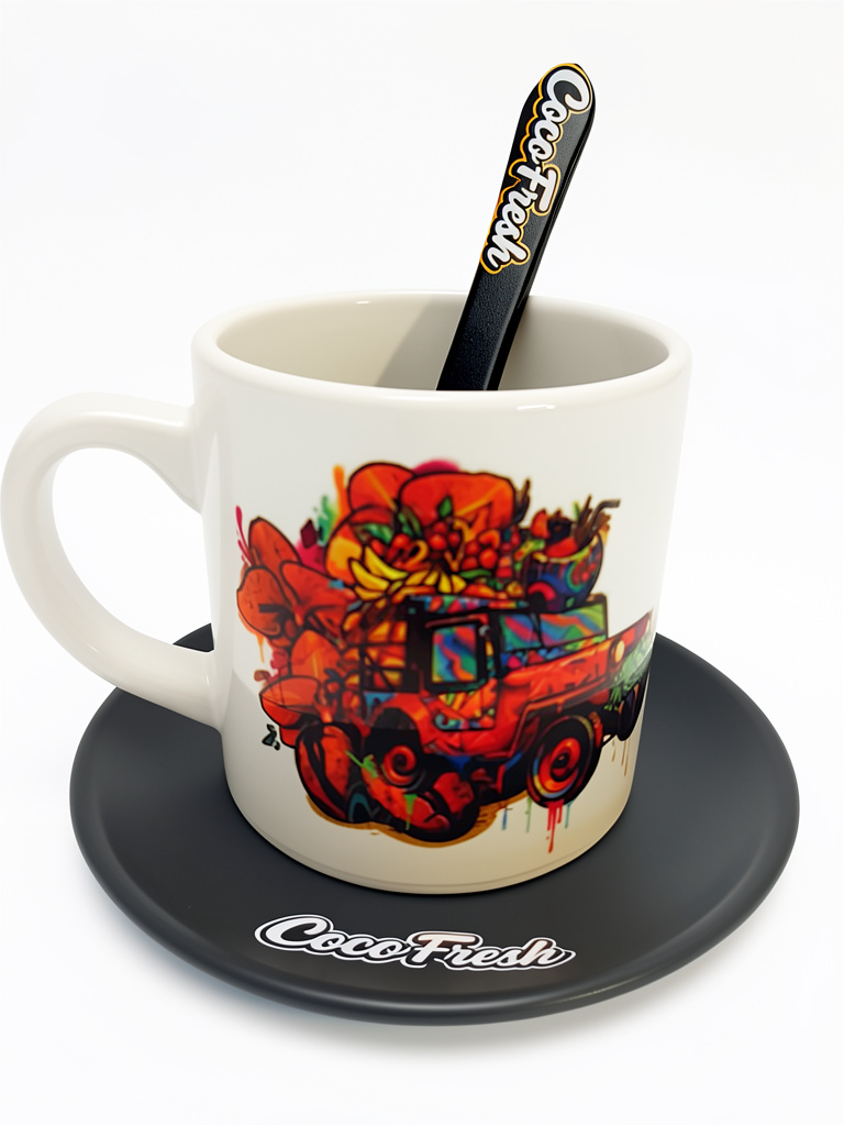 Mug 6 + Plato y cuchara
