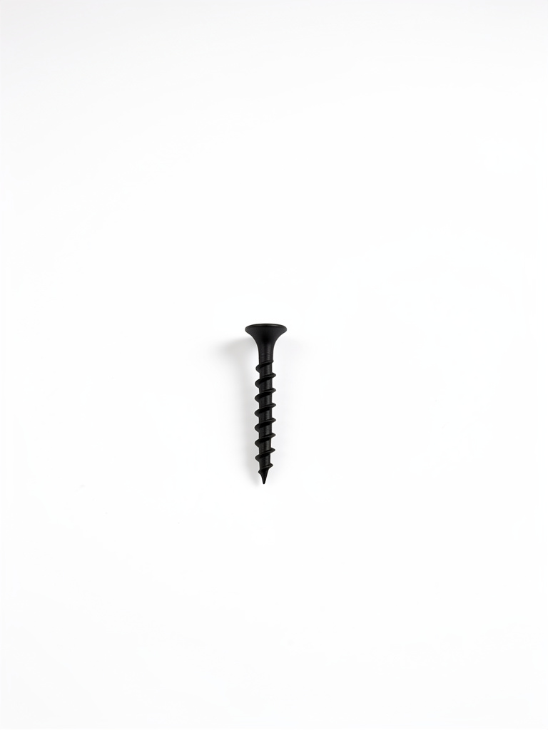 Tornillo negro cabeza plana 1”