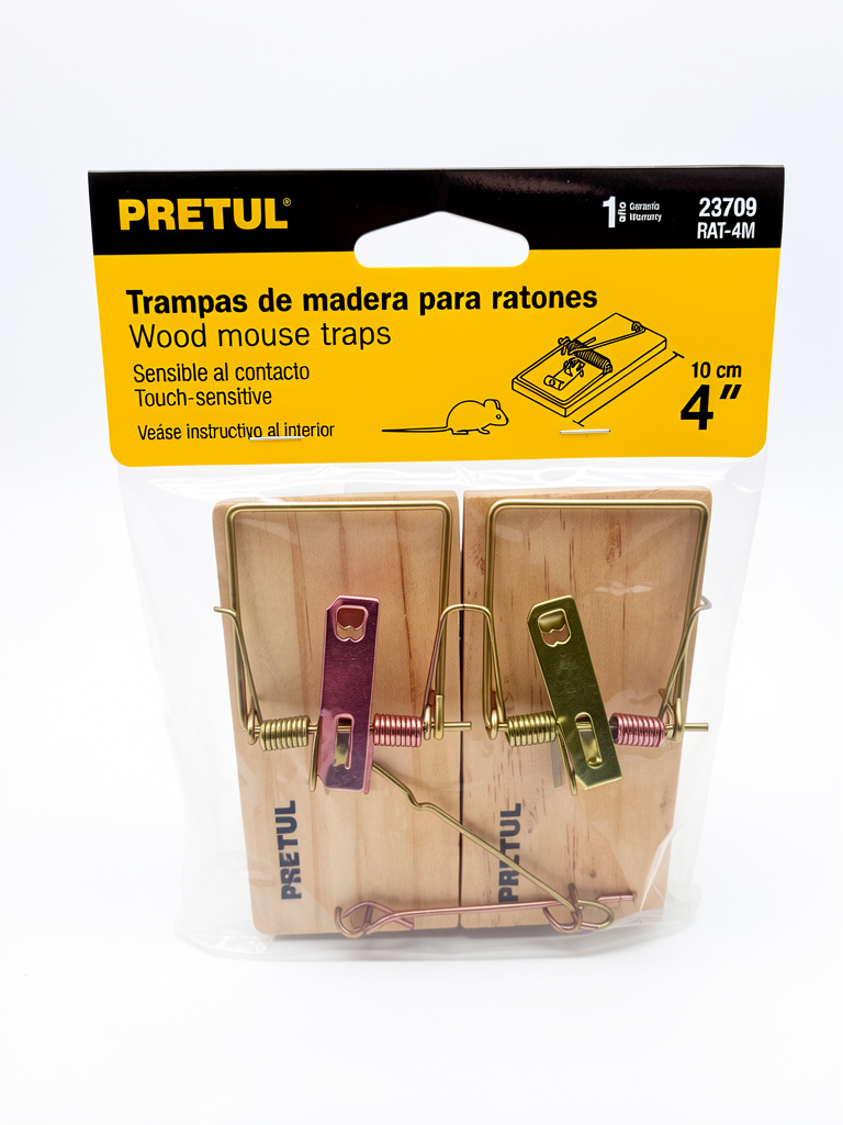 Trampa de madera para Ratón PRETUL