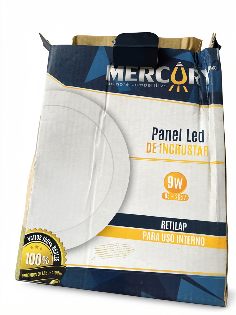Panel led incrustar 9W