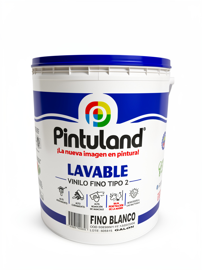 Pintura tipo 2 galón Pintuland