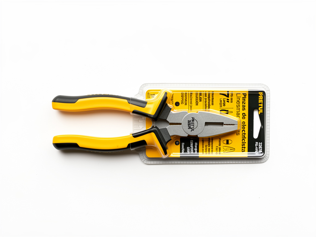 Pinzas de electricista 7" mango confort