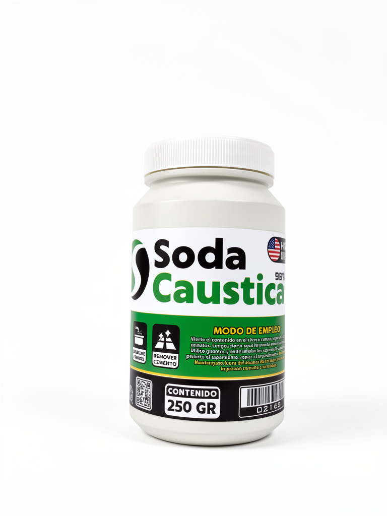 Soda cáustica 250gr