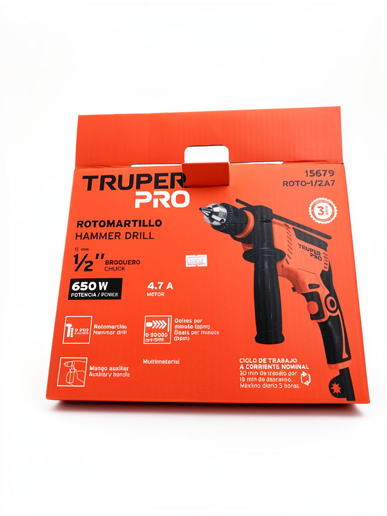 Rotomartillo Truper Pro 1/2" 650W