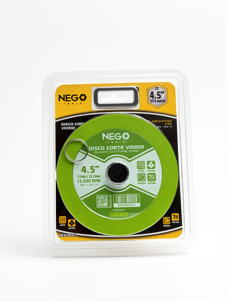 Disco corte vidrio Nego 4.5”