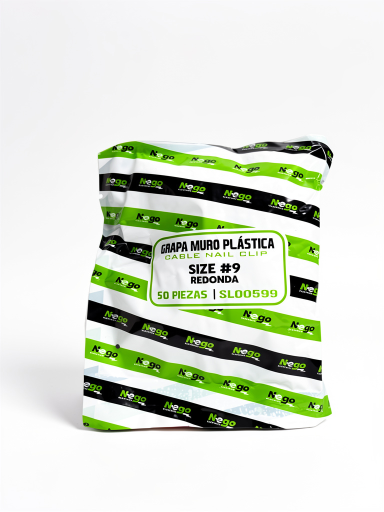 Grapas muro plásticas #9