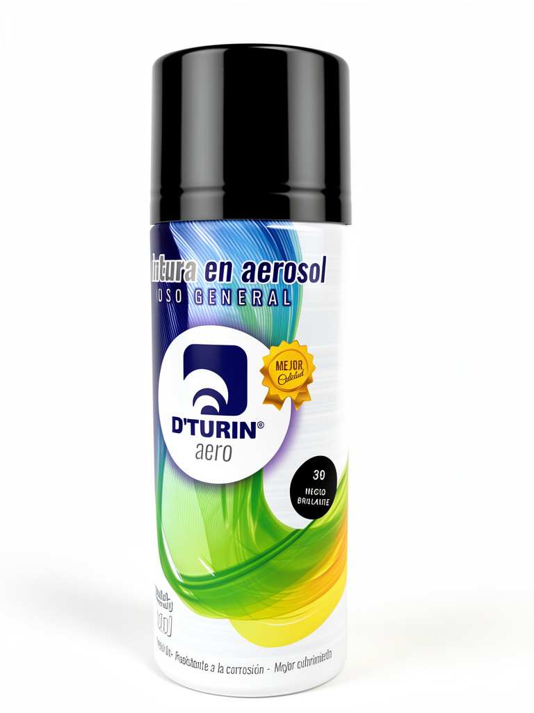 Aerosol Negro Brillante D’turin