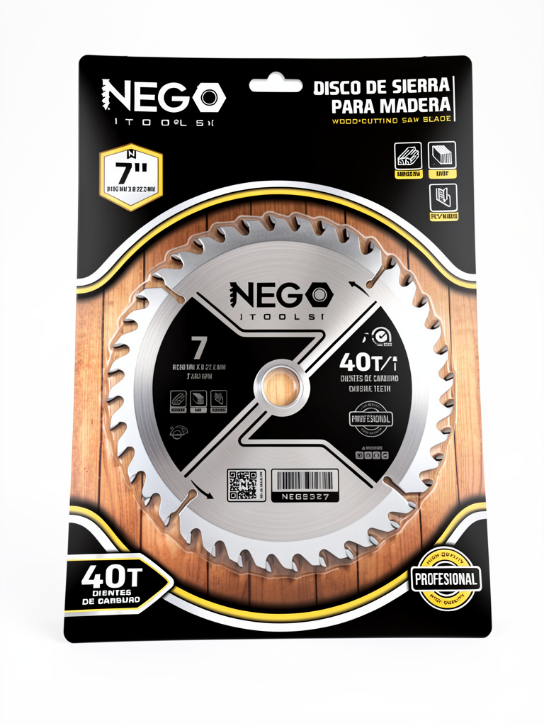 Disco sierra para madera 7”