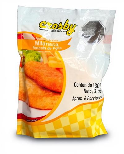 MILANESA APANADA X 3 UNIDADES CROSBY