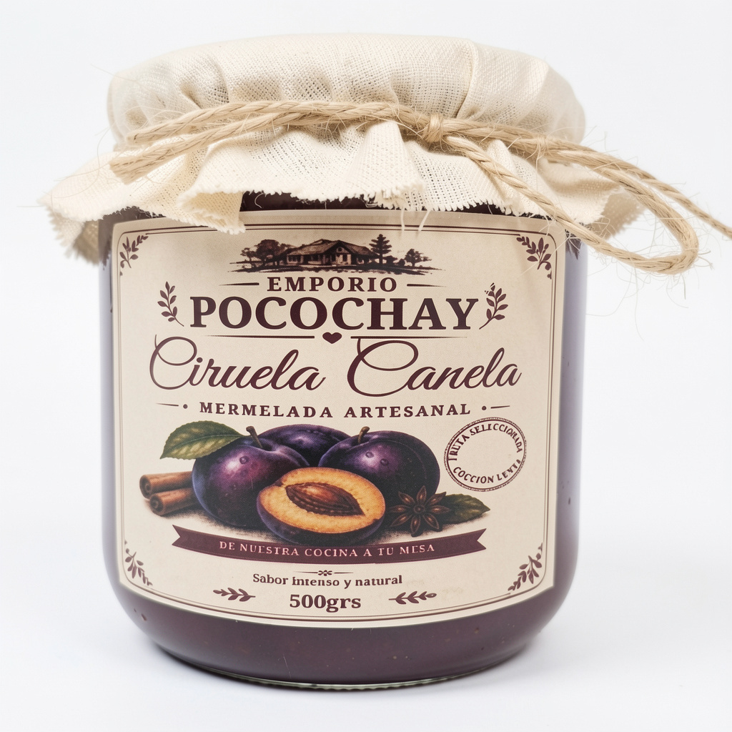 Mermelada de Ciruela Canela 500g