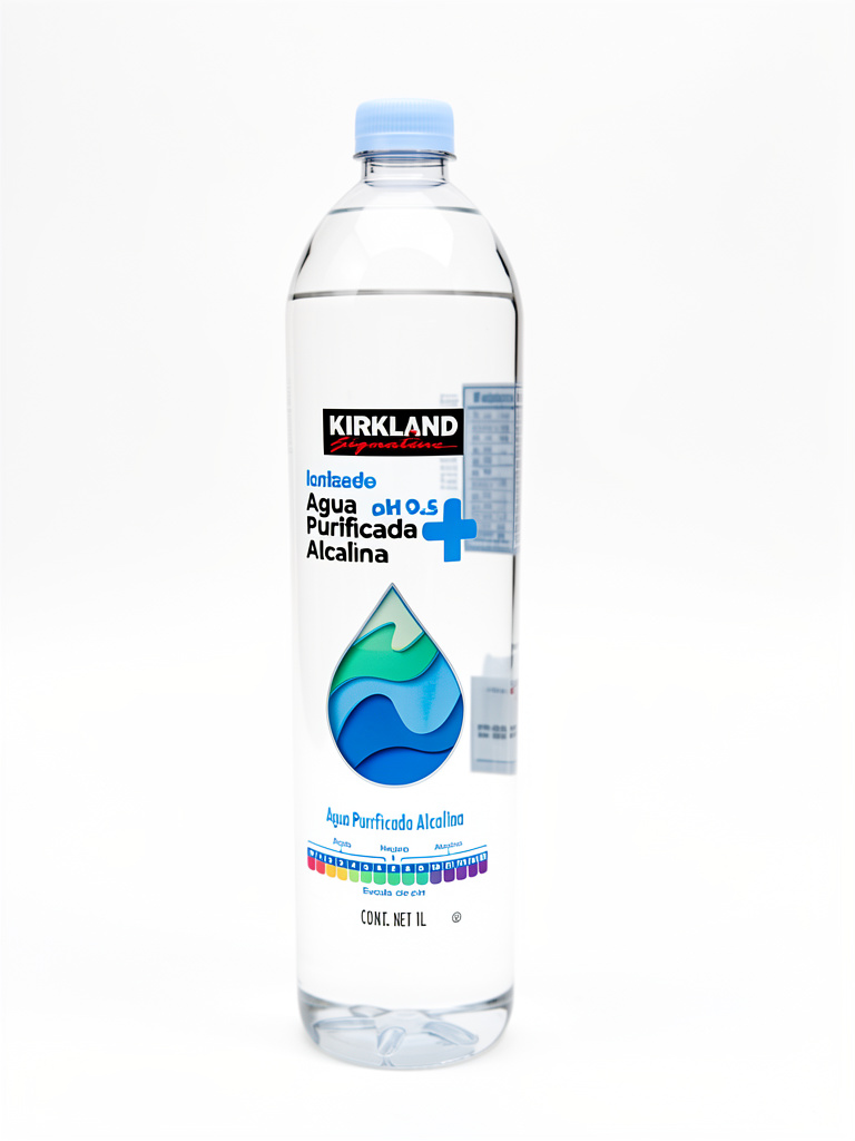 Kirkland Signature Agua Purificada 1lt Alcalina 1L