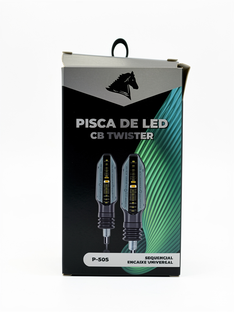1 PAR - pisca led sequencial - rosca