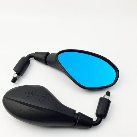 Retrovisor F800 Rebaixado 90° Honda Lente Convexo Azu
