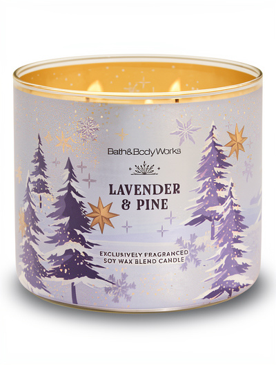 3wick candle Lavender and Pine