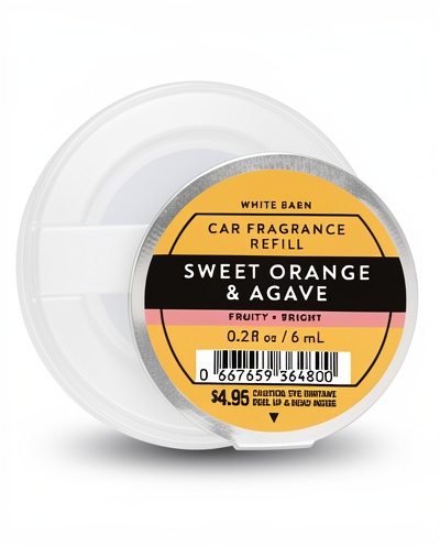 Car fragrance refill Sweet Orange & Agave