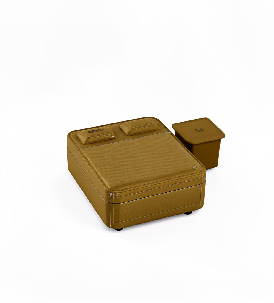 Cama Queen con mueble de noche