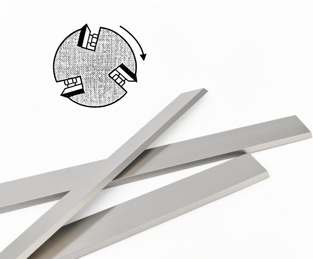 Cuchillo cepillador liso 3x35x1200 mm