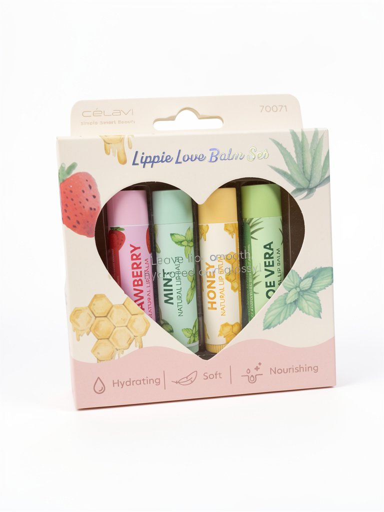 CELAVI SET 4pcs Bálsamo Labial