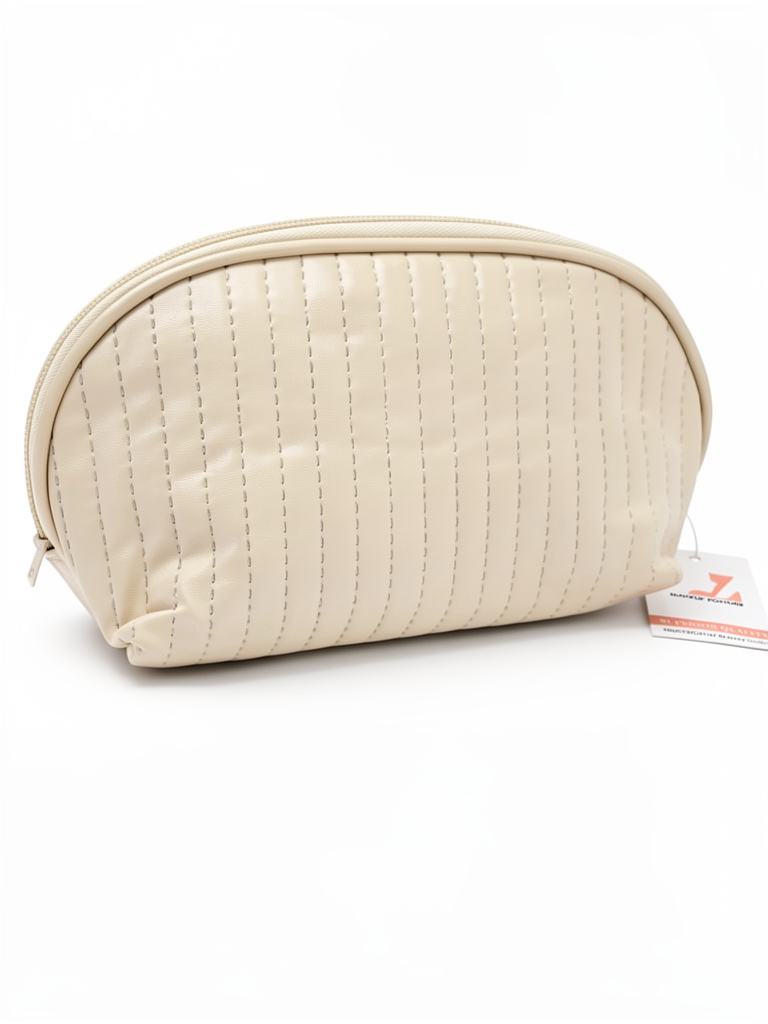 Cosmetiquera beige