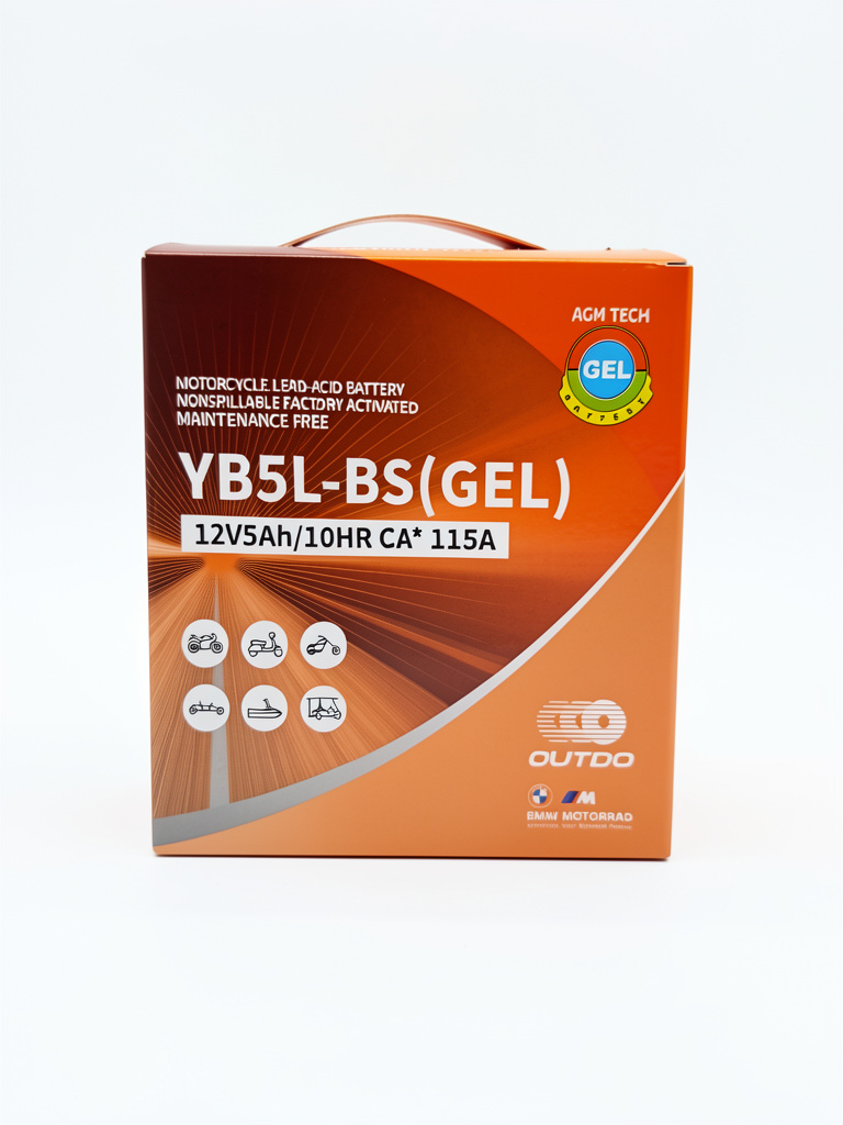 BATERIA YB5L-BS DE GEL OUTDO PULSAR135, DISCOVER135