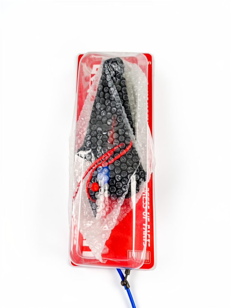 ACELERADOR 1/4 CON CABLE COLOR ROJO/AZUL