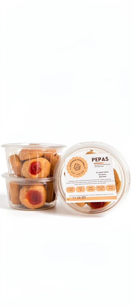 Pepas de dulce de leche 180gr