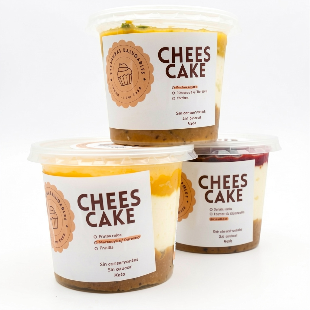 Durazno y maracuyá cheescake