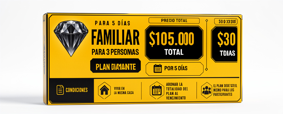 PLAN FAMILIAR 5 DIAS