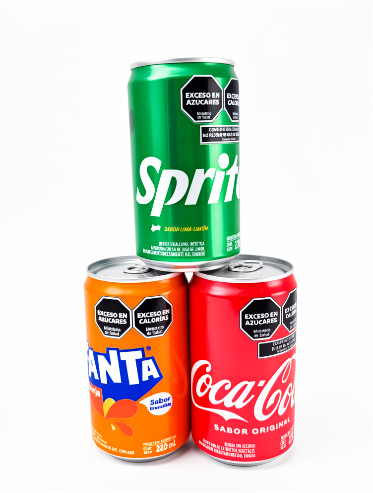 COCA, FANTA, SPRTIP LATAS