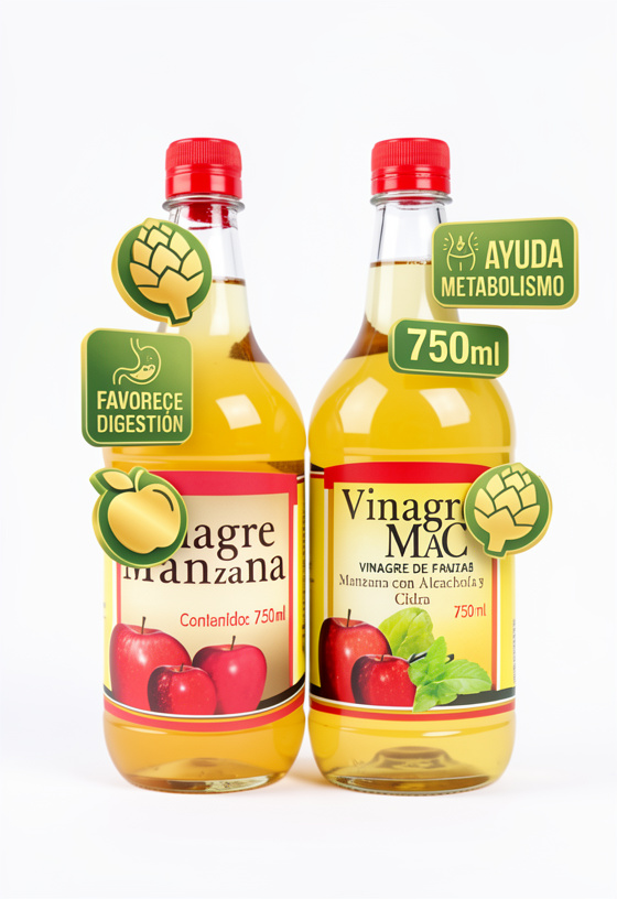 VINAGRE DE MANZANA X750 ML