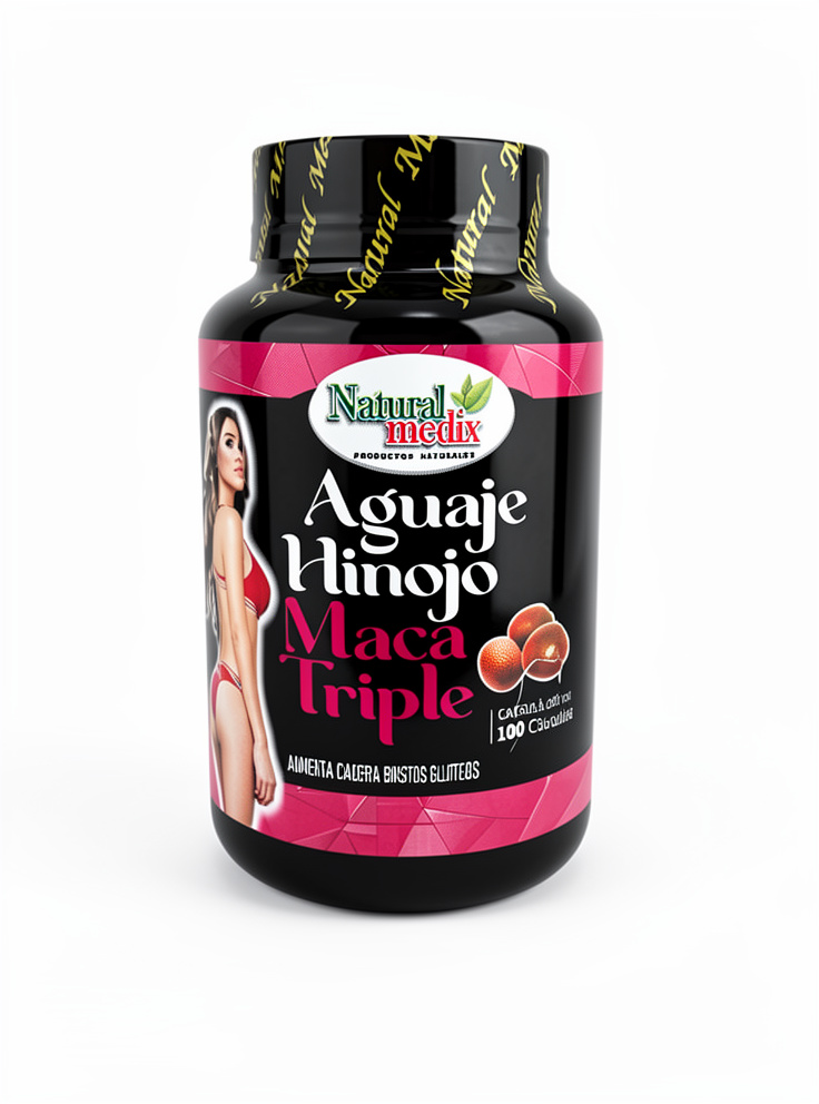 AGUAJE HINOJO MACA TRIPLE X 100