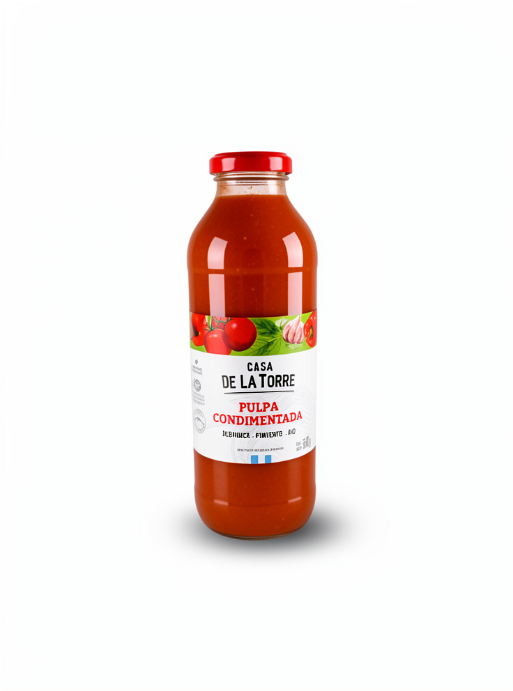 Pulpa de tomate condimentada De la torre 500g