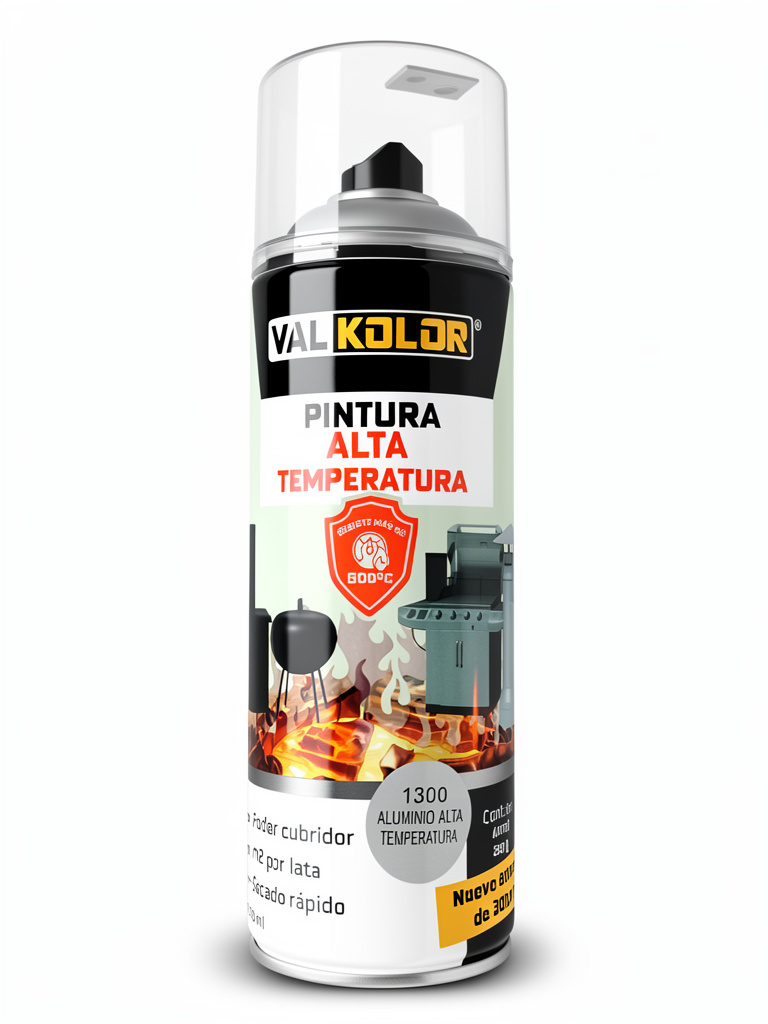 Pintura alta temperatura spray aluminio