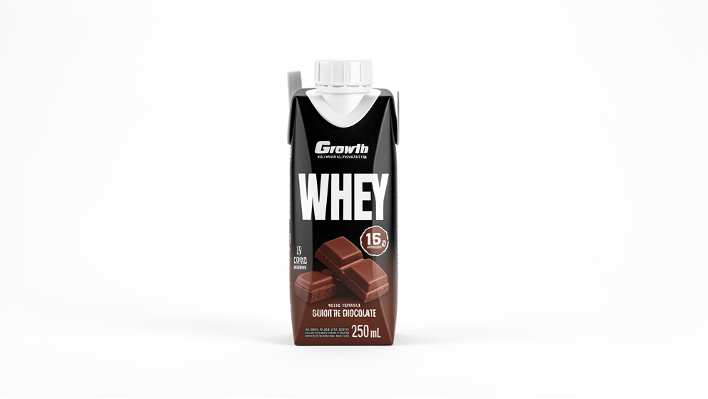 BEBIDA LÁCTEA UHT DE PROTEÍNAS WHEY GROWTH CHOCOLATE 250ML