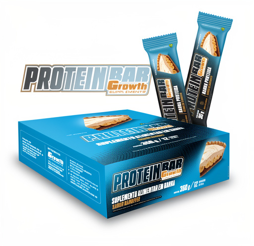 BARRA DE PROTEINA GROWTH SUPPLEMENTS BANOFFEE 30G