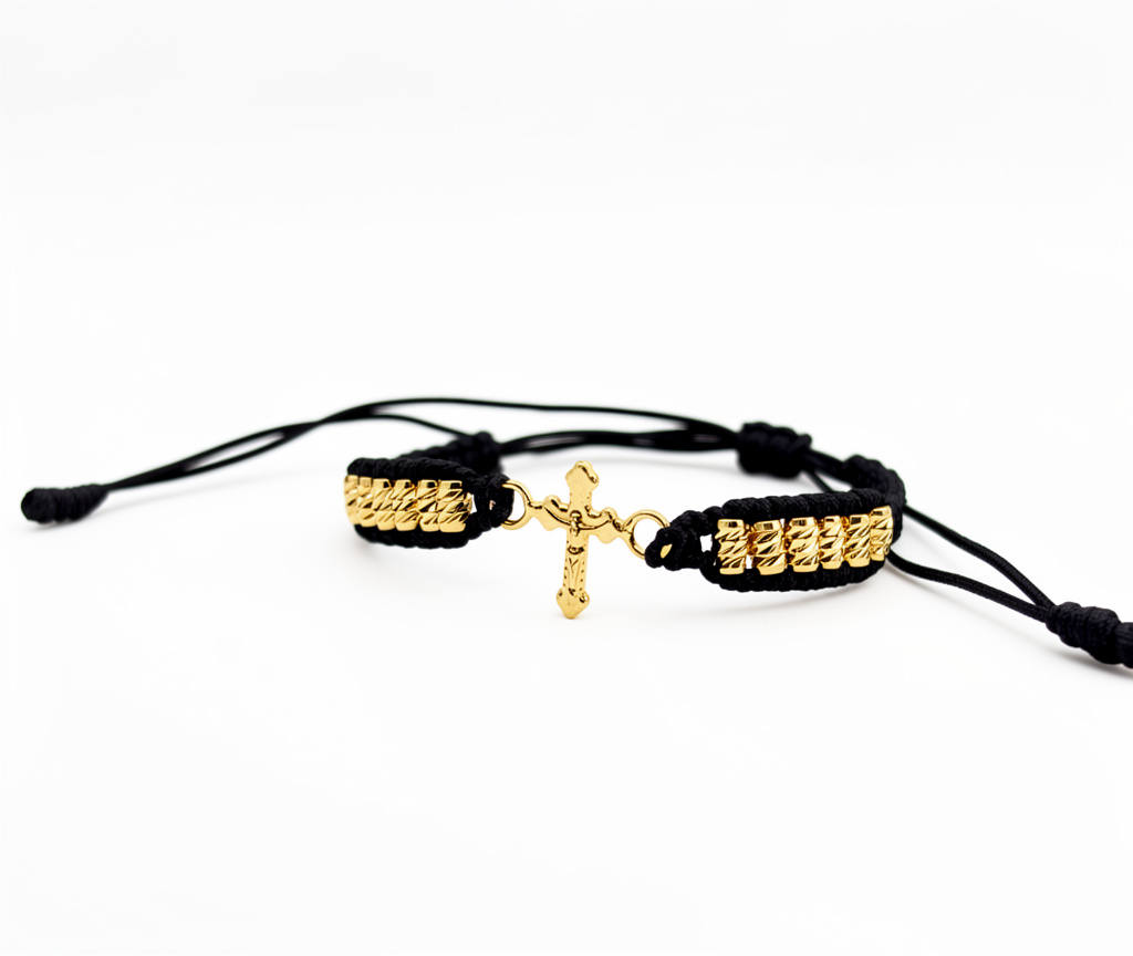 Pulsera CENTRO DE CRUZ con barriles