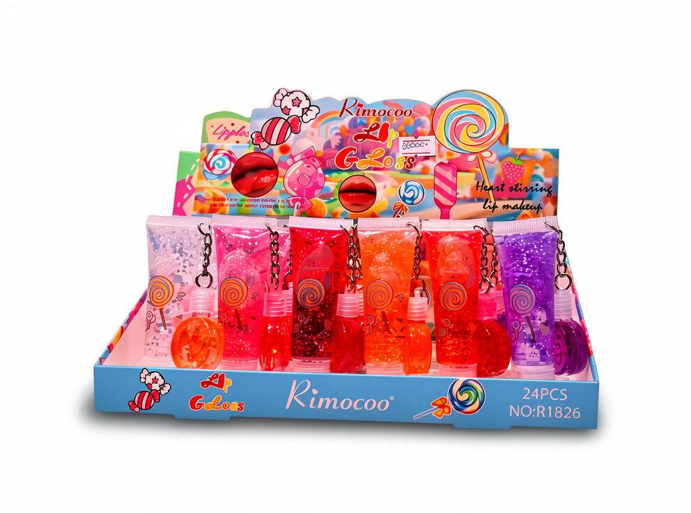 LIP GLOSS RIMOCOO CON LLAVERO DULCE