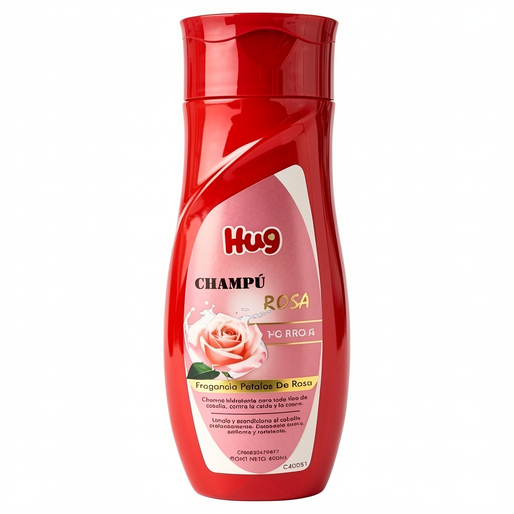 CHAMPÚ 2 EN 1 HUG 400ML ROSA