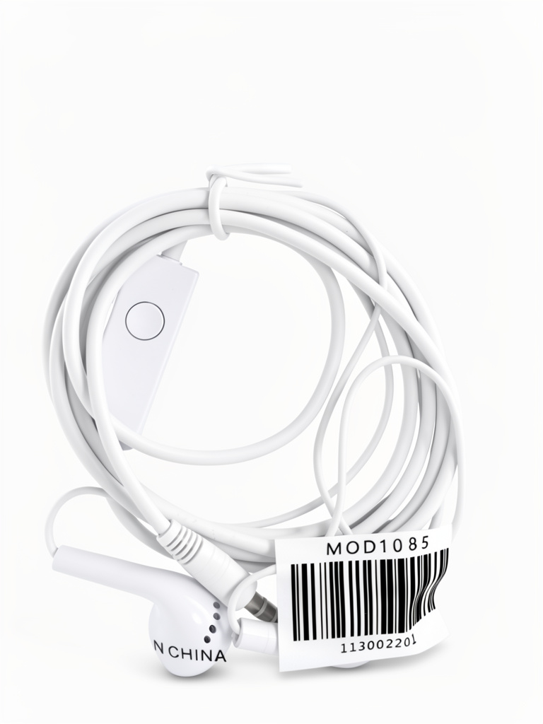 Auriculares blancos in-ear