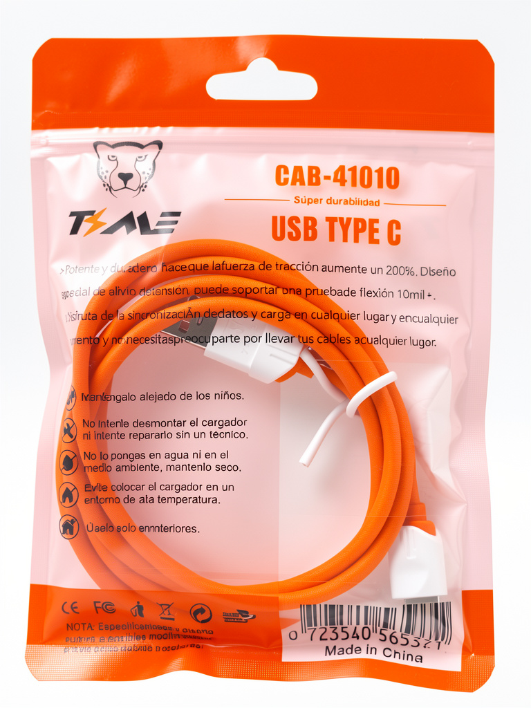 T&T USB Type C naranja